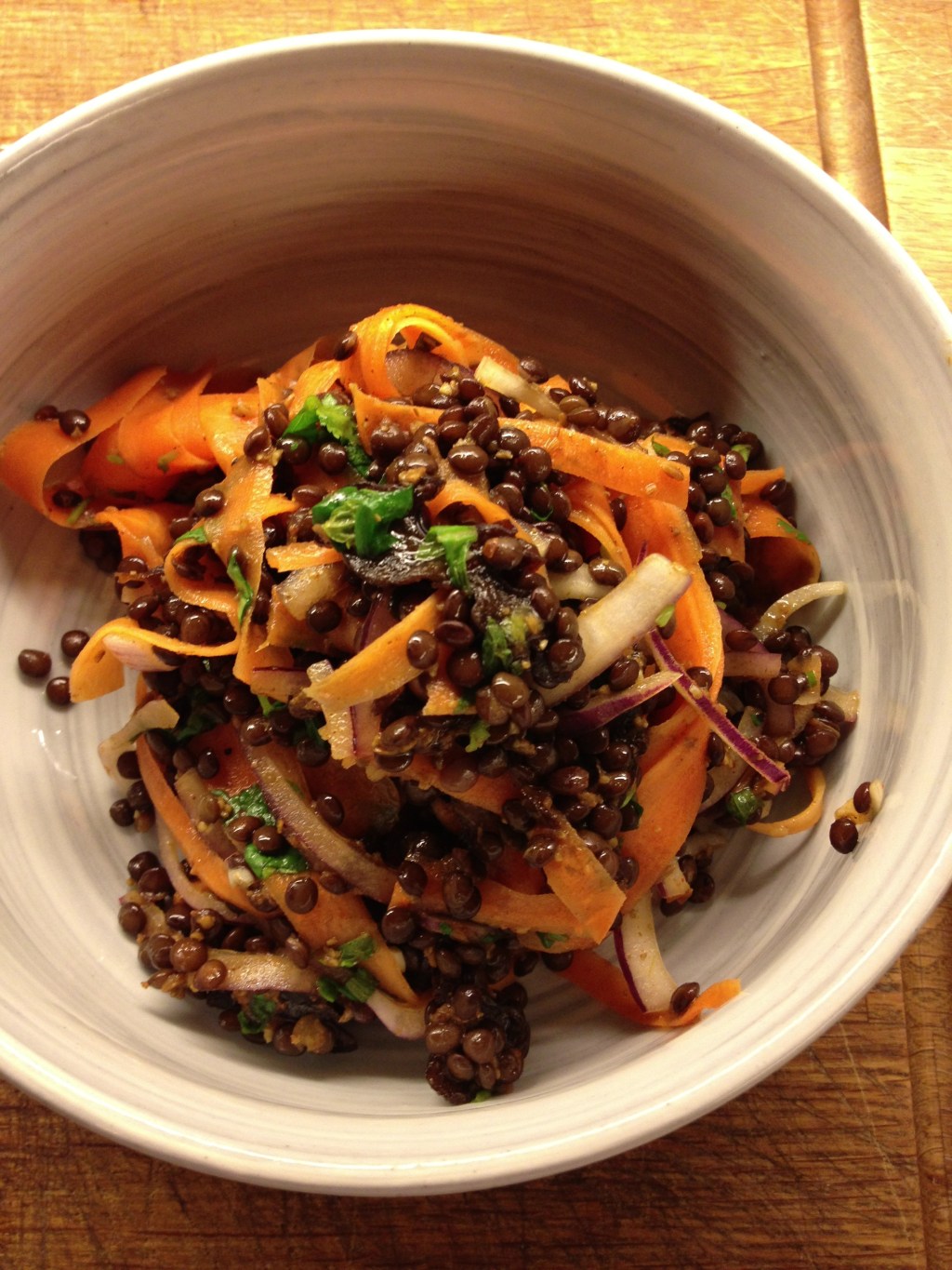 Moroccan lentil and carrot&nbsp;salad