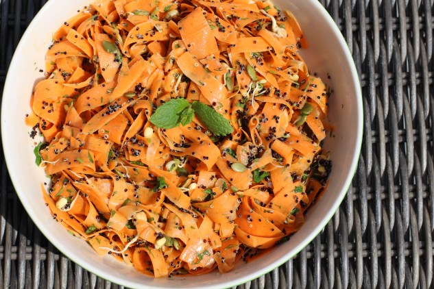 Gulrotsalat med kokos- og limedressing_mye smak