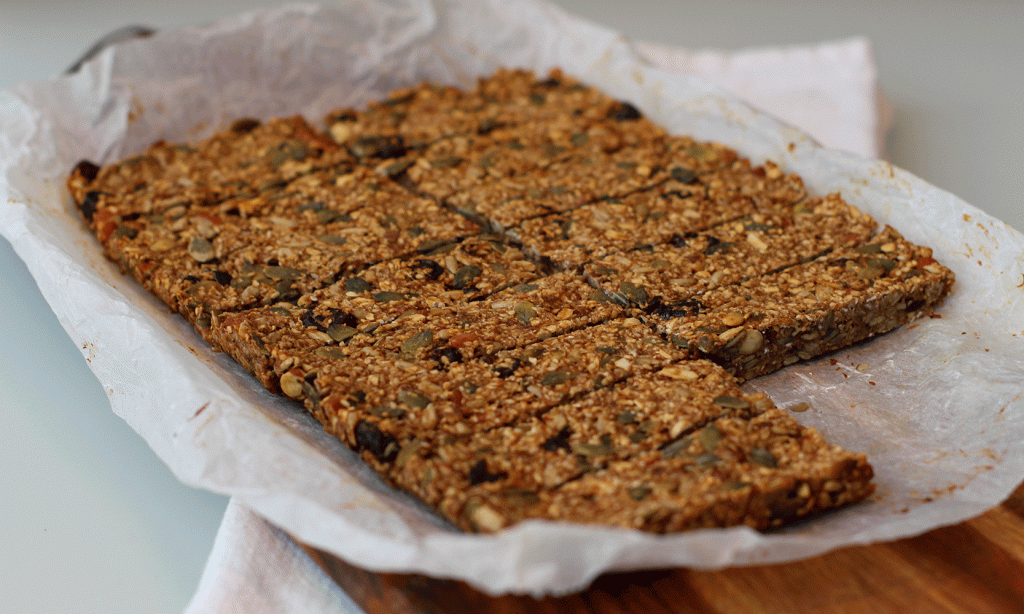 Muslibar med nøtter og&nbsp;frø