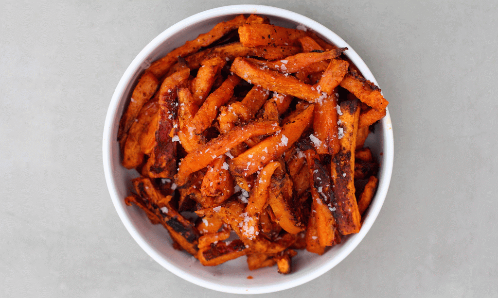 Ovnsbakte søtpotet’fries’