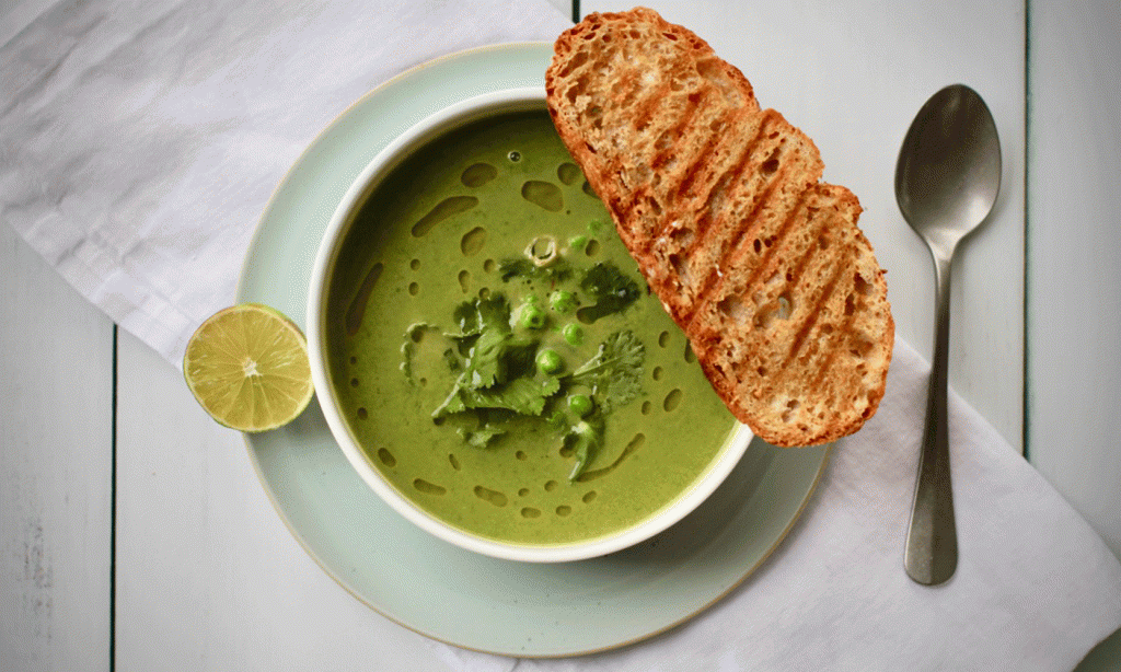 Ertesuppe med asiatiske&nbsp;smaker