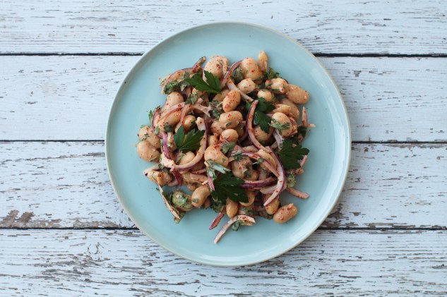 hvite bønner med tahini